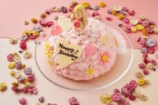 【Le Lis】プリンセスドール（ピンク）♪芸術デコレーションケーキ5号（4～6名様分）