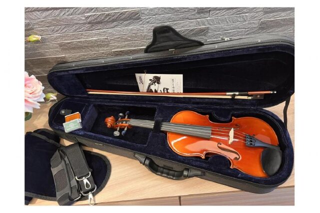 ふるさと納税 「SUZUKIオリジナル バイオリンケース 三角型【サイズ：1