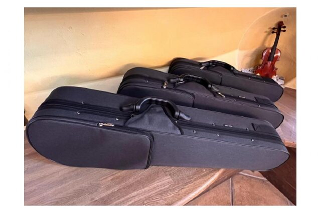 専用　バイオリン 本体 ケース付き　1/10サイズ、1/8 サイズ二台セット Amazon | Yinfente ダブルバイオリンケース ビオラケース ミックス