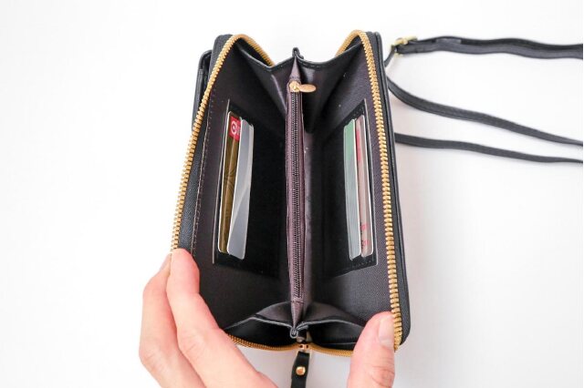 えっこ様☆フラップ付きお財布ショルダー(スマホも入るよ)＆目隠しカーテン5枚★¨̮ ふるさと納税 「お財布ショルダー スマホショルダー スマホポーチ 猫