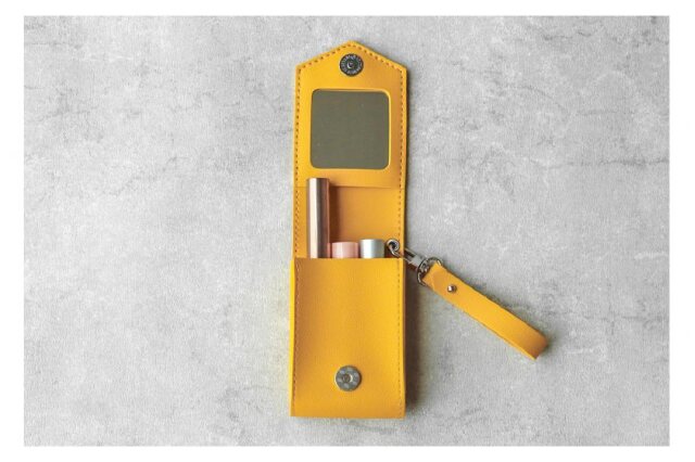 ふるさと納税 「【イエロー】毎日の“ときめき”を仕込めるリップケース