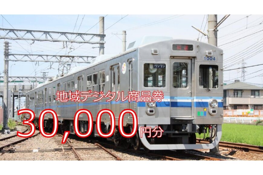 テツふる・地域デジタル商品券30,000円【寄付額110,000円】