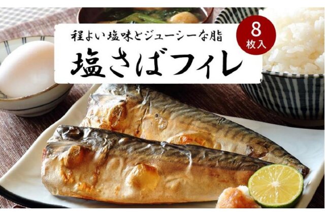 ふるさと納税 「国産塩さばフィレ８枚入(真空パック入)」 和歌山県九度山町 - ふるさと納税の「ふるさとぷらす」