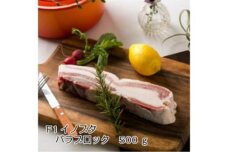 高級食材！F１イノブタ  塊肉（バラ）５００ｇ