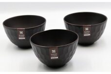 ◇ボコボコ椀　DBR（S）　3個入り［TN216］