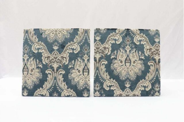 ふるさと納税 「O模様 金華山織ファブリックパネル ベニス ブルー1枚