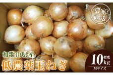 ［2026年発送分・先行予約］農家さん直送 低農薬玉ねぎ Mサイズ 10kg程度