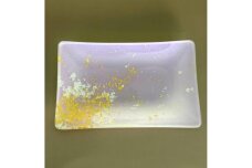 角小皿 FATA  パープル（金箔） ［NF128］