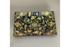 角小皿 花舞 漆黒 ［NF132］