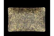 角小皿 乱糸(マット仕上げ) 漆黒 ［NF139］