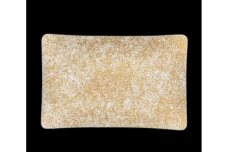 角小皿 乱糸(マット仕上げ) 純白 ［NF140］