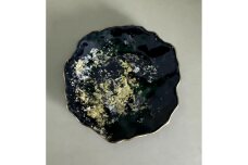 豆皿 口金ロック 古代金箔漆黒 ［NF172］