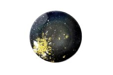 丸小皿 マジョ（金箔）レインボー［NF177］