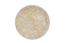 丸小皿 乱糸（マット仕上げ）純白［NF182］