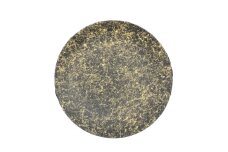 丸小皿 乱糸（マット仕上げ）漆黒［NF184］