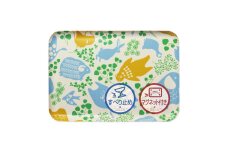 TATSU-CRAFT マグネットトレー L 39cm どうぶつ すべり止め付き