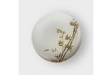 丸小皿 竹 純白 ［NF258］