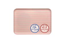 TATSU-CRAFT マグネットトレー M 33cm ストライプ PK ピンク