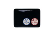 TATSU-CRAFT マグネット ノンスリップ トレー カラー 33cm BK ブラック