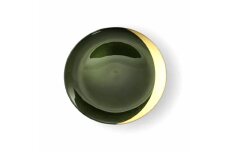 丸小皿  三日月  梨地グリーン ［NF271］