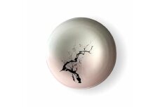 丸小皿  桜 グラデーションピンク（墨桜） ［NF273］