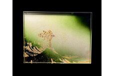 すし下駄 北斎 グラデーショングリーン ［NF296］