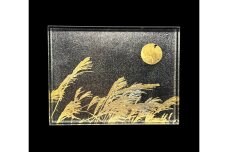 すし下駄 すすき 黒梨地 ［NF298］