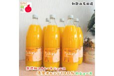 【数量限定】清見オレンジ100%のジュース(無添加ストレート)　1,000ml×6本セット 