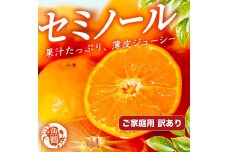 ［先行予約］［ご家庭用訳あり］ジューシー柑橘 セミノールオレンジ 5kg［UT150］