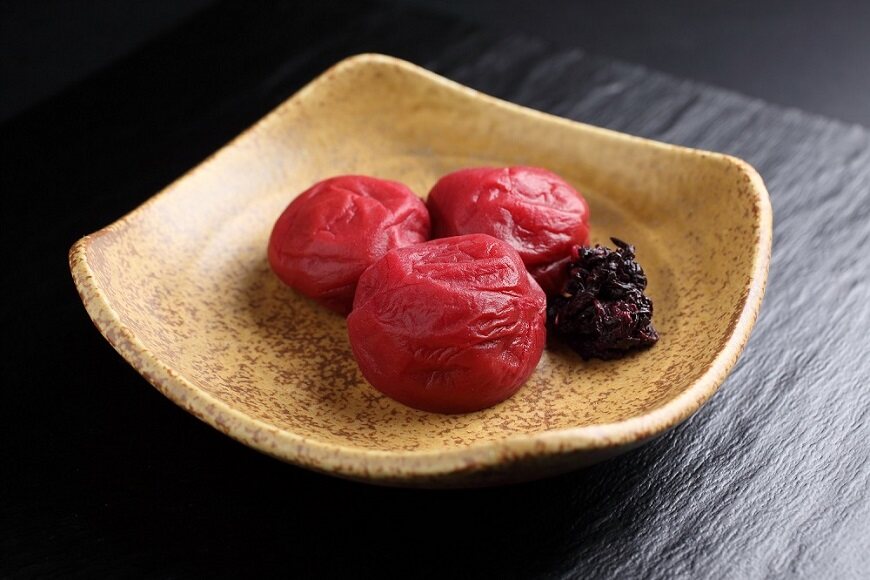 紀州高田果園産　有機ＪＡＳ認証　「昔ながらのしそ梅干」４００ｇ