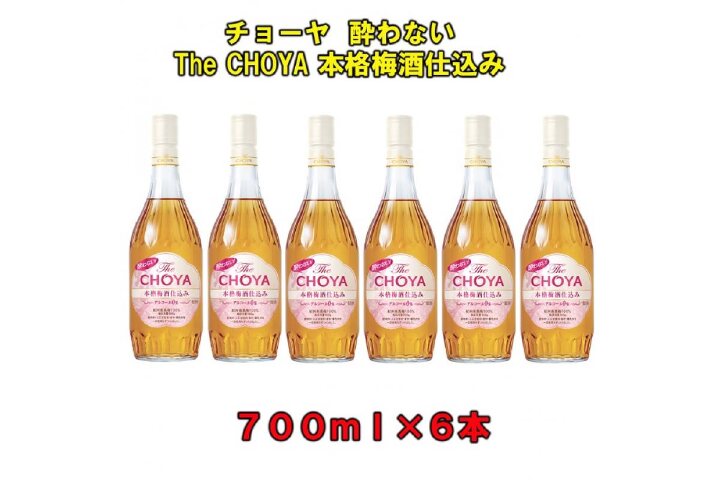 ふるさと納税 チョーヤ 酔わないthe Choya本格梅酒仕込み 700ml瓶 6本 和歌山県上富田町 ふるさと納税の ふるさとぷらす