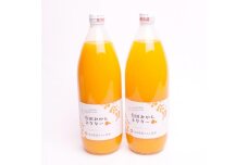 とろり みかんネクター1000ml×2本 無添加100%ストレートジュース