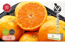 和歌山県産 早生温州みかん 秀品 Lサイズ 3kg [Sn3]