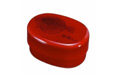 小判入子弁当箱 根来 ひらめ（中子なし）シール付 ［YG484］