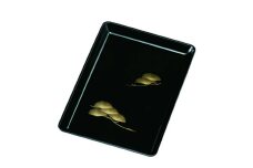 9.0 切手盆 黒 松 ［YG535］