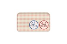 TATSU-CRAFT マグネットトレー SS 21.5cm ミルキーチェック PK ピンク