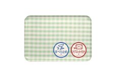 TATSU-CRAFT マグネットトレー L 39cm ミルキーチェック GR グリーン