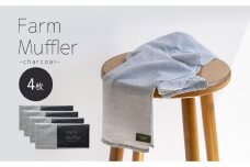 農家が考えた万能タオル ファームマフラー 4枚セット［KT8］