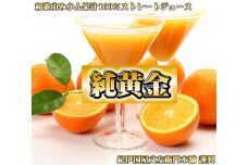 『純黄金』900ml×6本 和歌山みかんジュース