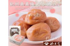 【定期便・2ヵ月毎 全5回】紀州南高梅 プレミアム 850g ［YM12］