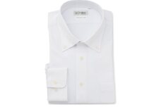 ［はるやま］i-shirt（アイシャツ）メンズ 白無地 ボタンダウン LLサイズ