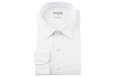 ［大きいサイズ店 フォーエル］i-shirt メンズ 長袖 白無地 セミワイド 5Lサイズ