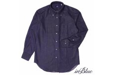 CL199 【39/82サイズ】 inBlue デニムシャツ ベーシックパープル