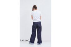 DB24【SIZE:1】T-ASSACレディースジーンズ「WIDE/INDIGO」（ワイド）