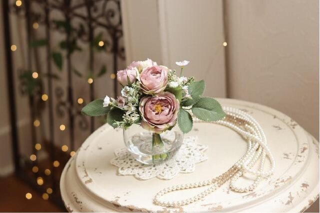【希少！！】 ☆西洋アンティーク・手描き 手吹き硝子のライオン蓋 薔薇の花文 工芸ガラス