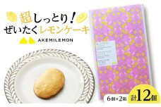 超しっとり！ぜいたくレモンケーキ 12個（6個×2箱）