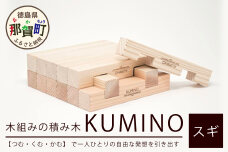 木頭杉の「木組みのつみきKUMINO 14ピースセット」NW-19