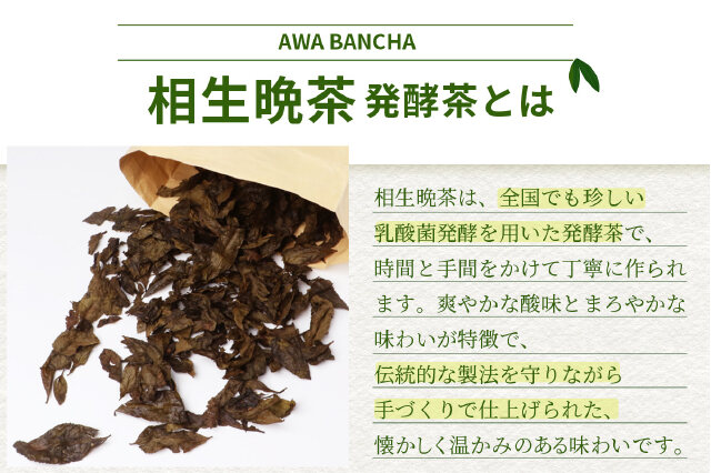 ふるさと納税 「手造り発酵茶 相生晩茶 200g TN-01」 徳島県那賀町