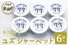 木頭ゆず ユズシャーベット 6個入り　OM-67