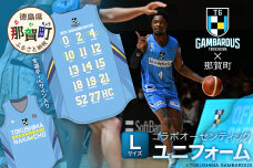 那賀町×徳島ガンバロウズ コラボオーセンティックユニフォーム (全選手・HCサイン入り) Lサイズ